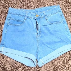Soft Denim Shorts